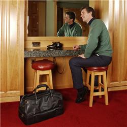 Upholstered Wooden Stool