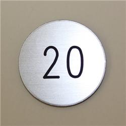 Locker Number Disc - Plastic